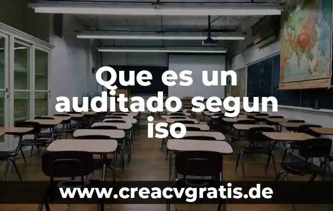 Según el examen de manejo que es una intersección 5 Que es un auditado segun iso
