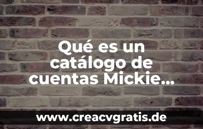 Qué es impio significado 6 Qué es un catálogo de cuentas Mickie Luckie
