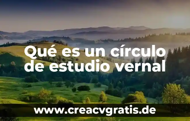 Que es la sensibilidad profunda articulos 5 Qué es un círculo de estudio vernal