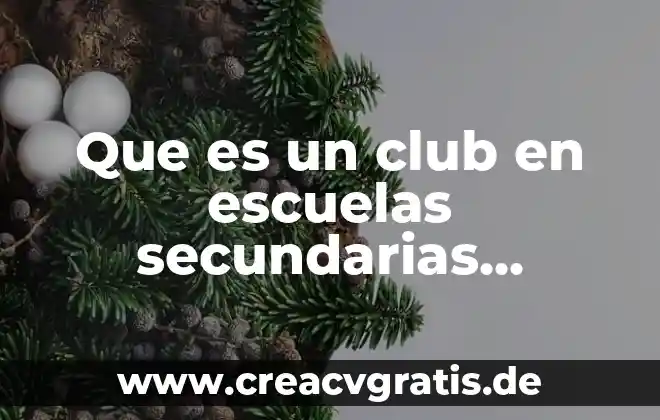 Examen de materias primas que es 4 Que es un club en escuelas secundarias tecnicas