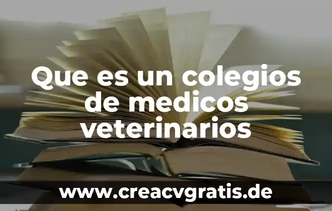 Qué es agua de horchata en México 3 Que es un colegios de medicos veterinarios
