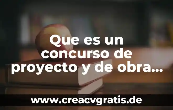 Que es la via publica y sus partes 7 Que es un concurso de proyecto y de obra publica