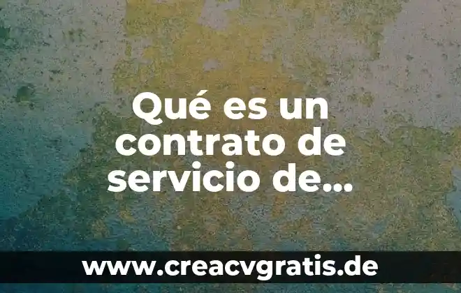 Que es un contrato de licencia de edicion 5 Qué es un contrato de servicio de almacenamiento