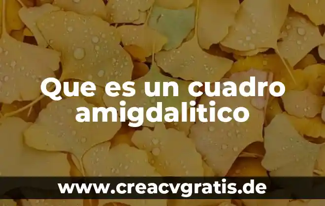 Que es el cuadro clínico 4 Que es un cuadro amigdalitico