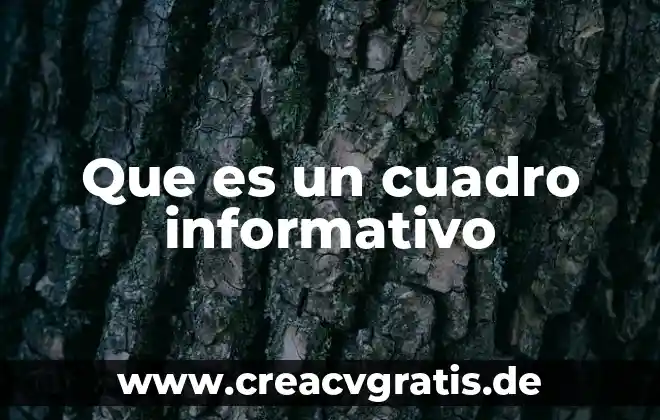 Que es un cuadro comparativo ppt 7 Que es un cuadro informativo