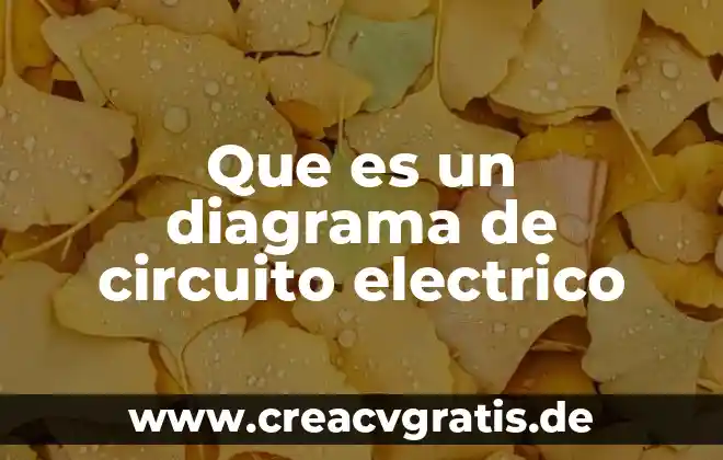 Que es un circuito electrico y sus tipos 3 Que es un diagrama de circuito electrico
