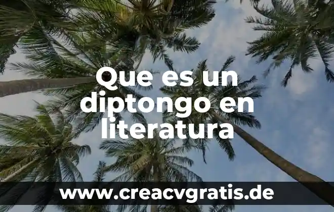 Que es arquetipo en literatura 5 Que es un diptongo en literatura