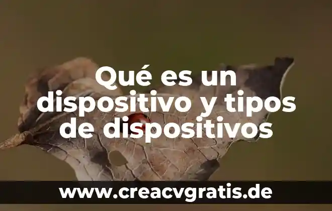 Que es una polea y tipos 5 Qué es un dispositivo y tipos de dispositivos