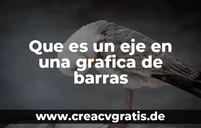 Que es uns grafica de barras 4 Que es un eje en una grafica de barras