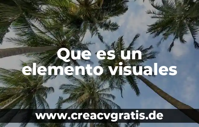 Que es un elemento optico 5 Que es un elemento visuales