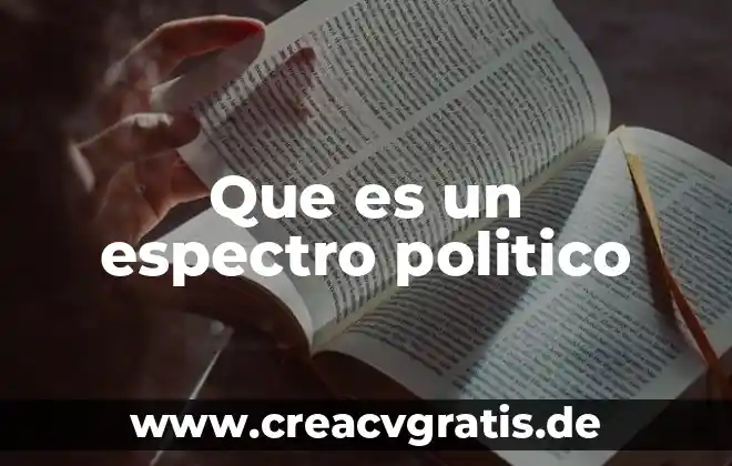 Que es la paz significado para niños 5 Que es un espectro politico