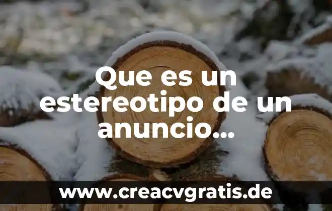 Que es la sangre yahoo 3 Que es un estereotipo de un anuncio publicitario yahoo