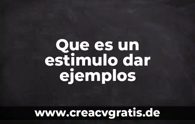 Qué es el estímulo interoceptivo y exteroceptivo en psicología 6 Que es un estimulo dar ejemplos