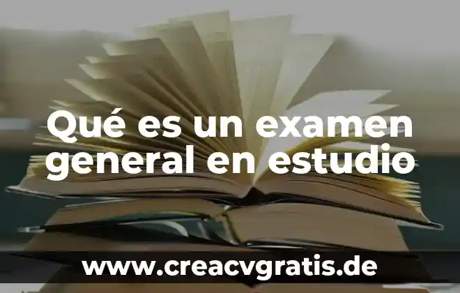 Que es planificacion de seguridad en sistemas operativos 4 Qué es un examen general en estudio