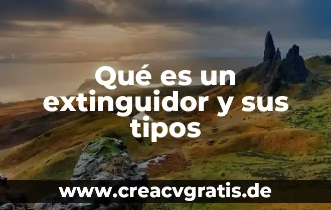 Que es monetarismo economia 8 Qué es un extinguidor y sus tipos
