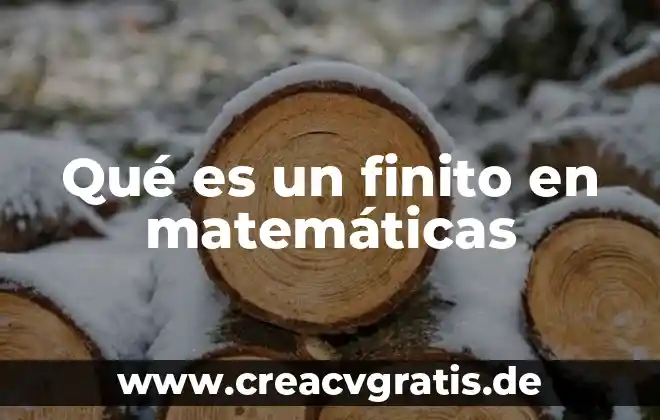 Para que es bueno el agua de jengibre y canela 6 Qué es un finito en matemáticas