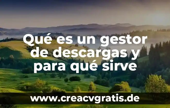 Que es y para que sirve el dinero electrónico 7 Qué es un gestor de descargas y para qué sirve