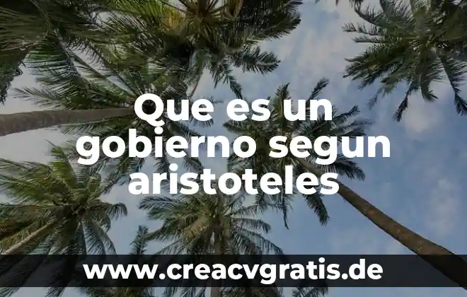 Qué es gobierno autoritario definición 6 Que es un gobierno segun aristoteles