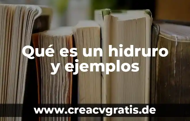 Que es signo ciencias de la salud ejemplos 3 Qué es un hidruro y ejemplos