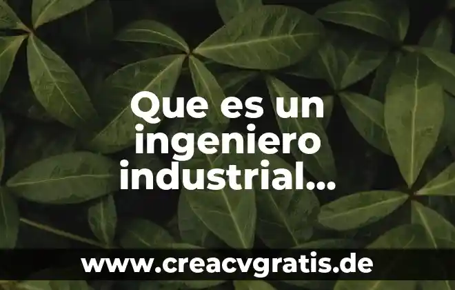 Qué es un ingeniero estructurista 3 Que es un ingeniero industrial universidad