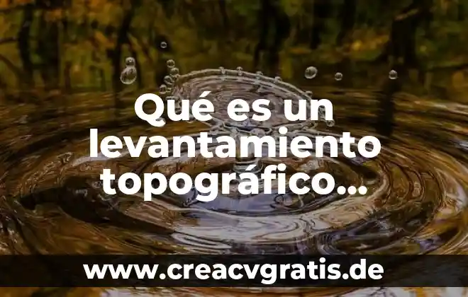 Icono gráfico que es 3 Qué es un levantamiento topográfico gráfico