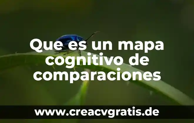 Que es un mapa cognitivo de sol 6 Que es un mapa cognitivo de comparaciones