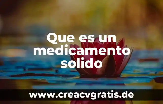 Medicamento agua inyectable para que es 5 Que es un medicamento solido