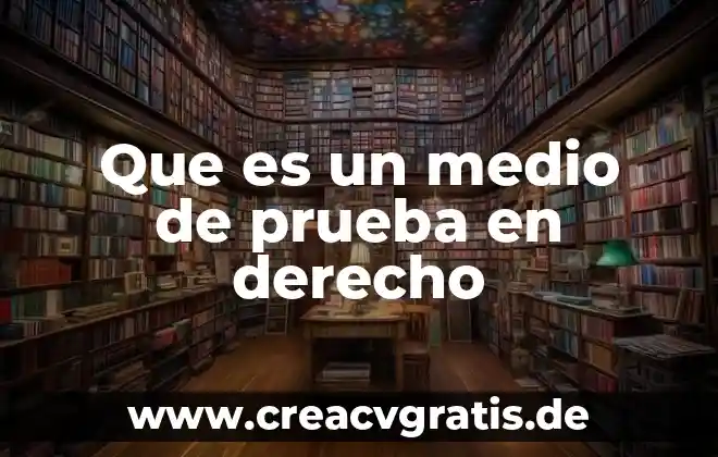 Que es la prueba pericial unam 4 Que es un medio de prueba en derecho