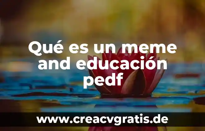 Qué es el fonetismo en educación 6 Qué es un meme and educación pedf