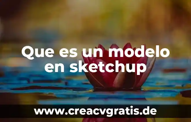 Qué es el modelo de la lata de basura 8 Que es un modelo en sketchup