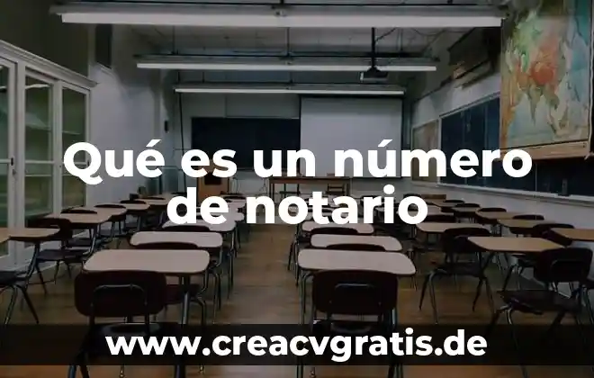 Qué es acta constitutiva notario público 5 Qué es un número de notario