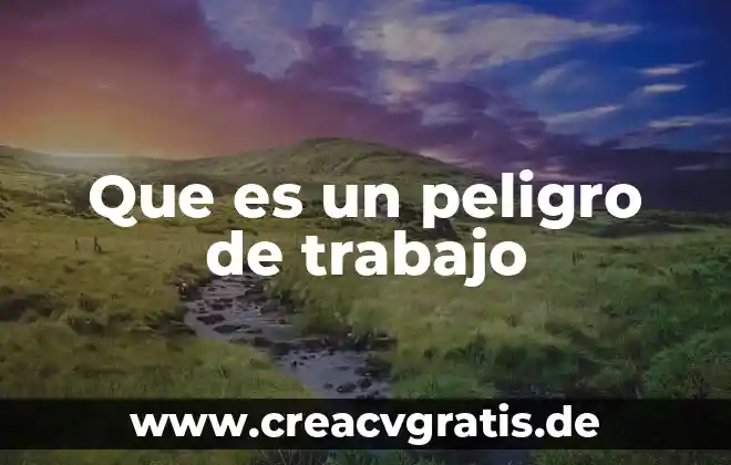 Especies en peligro de extinción que es significado 6 Que es un peligro de trabajo