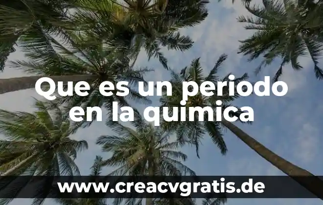 Que es el ddt en quimica significado 8 Que es un periodo en la quimica