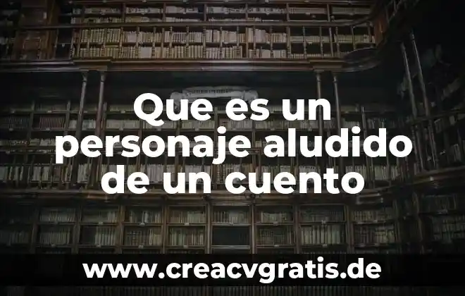 Qué es un contaminante químico del agua 7 Que es un personaje aludido de un cuento