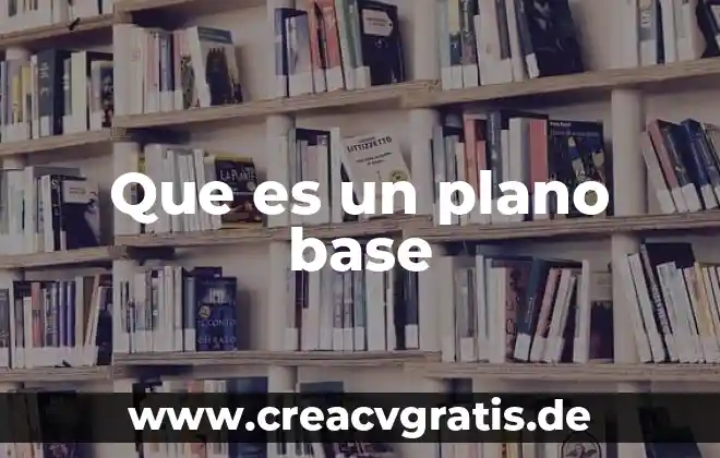 Qué es el símbolo más en un plano arq 4 Que es un plano base