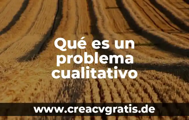 Qué es un problema social tipos de problema social 3 Qué es un problema cualitativo