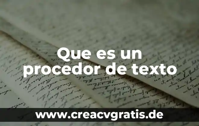 Que es un operador de texto en Excel 6 Que es un procedor de texto