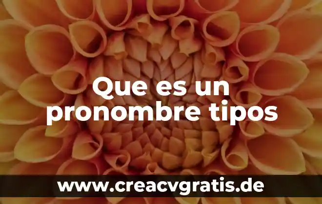 Qué es un pronombre personal y anotalos 6 Que es un pronombre tipos