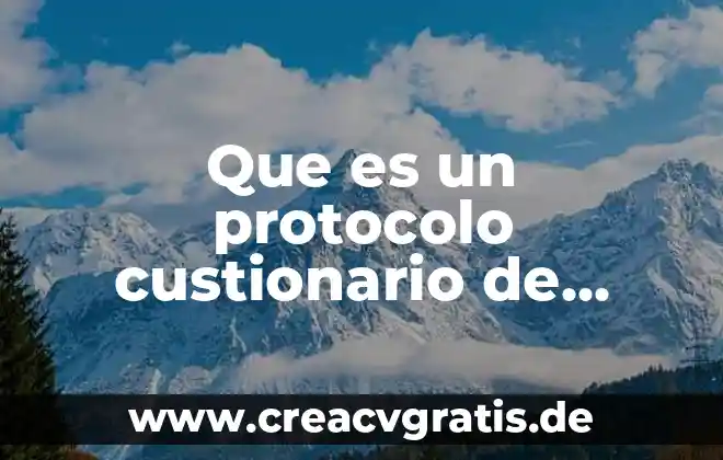 El reloj de números se dice que es 3 Que es un protocolo custionario de redes