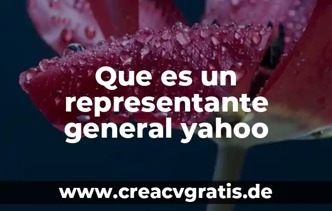 Que es ser mente cerrada yahoo 3 Que es un representante general yahoo