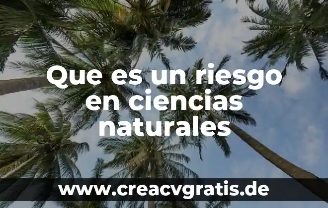 Ciencias de la comunicasion que es un mensaje 6 Que es un riesgo en ciencias naturales