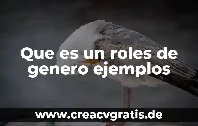 Que es un cronica y ejemplos 4 Que es un roles de genero ejemplos