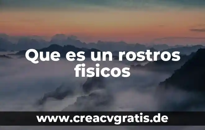 Que es la pretension en procesal 4 Que es un rostros fisicos