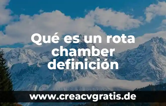 Definicion que es una ecuacion diferencial de primer orden 7 Qué es un rota chamber definición