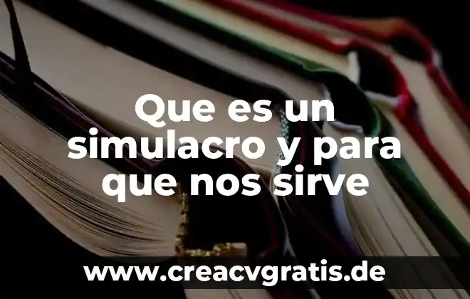 Qué es el agua para qué nos sirve 5 Que es un simulacro y para que nos sirve