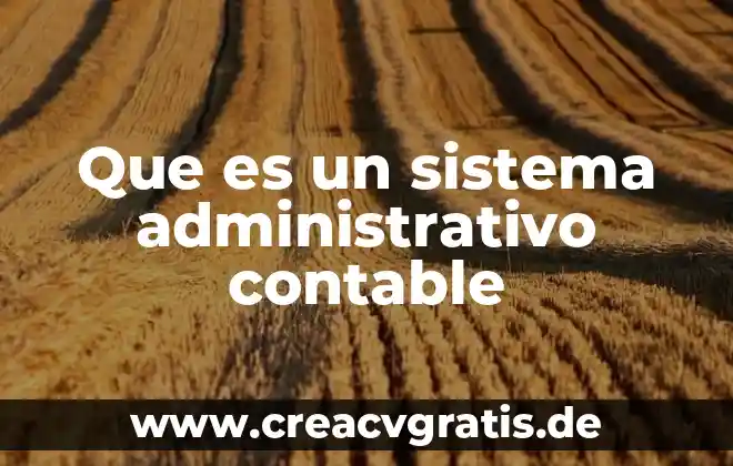 Qué es un flujograma del software contable 4 Que es un sistema administrativo contable