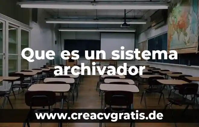 Sistema leonard zast que es 8 Que es un sistema archivador