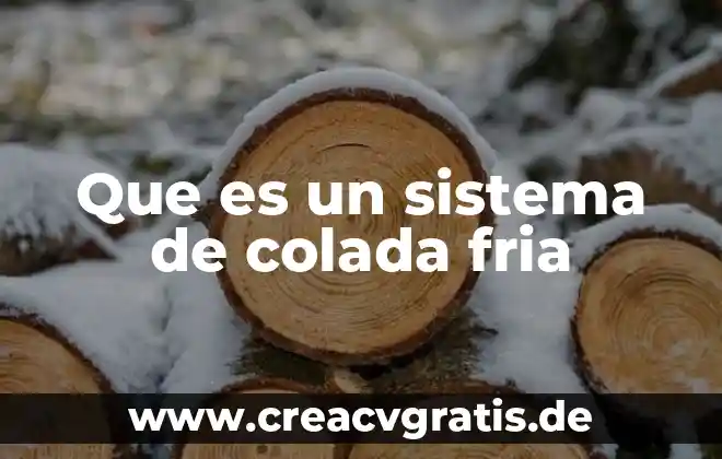 Sistema leonard zast que es 6 Que es un sistema de colada fria