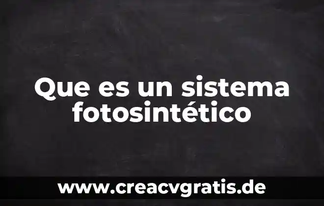 Que es un sistema numerico octal 6 Que es un sistema fotosintético