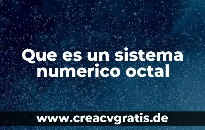 Qué es la T A en el sistema cardiovascular 8 Que es un sistema numerico octal
